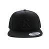Real Medieval Embroidered X HD Imprint Patch Classic Snapback [BLACK X BLACK] LIMITED EDITION - Represent Ltd.™