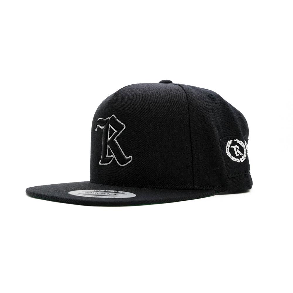 Real Medieval Embroidered X HD Imprint Patch Classic Snapback [BLACK X WHITE] LIMITED EDITION - Represent Ltd.™
