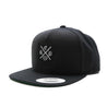 Made X Real Ones Hand Sewn Woven Classic Snapback [BLACK X WHITE] LIMITED EDITION - Represent Ltd.™