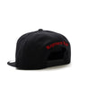 Say Less X Do More PVC Silicone Patch Classic Snapback [BLACK X RED] - Represent Ltd.™