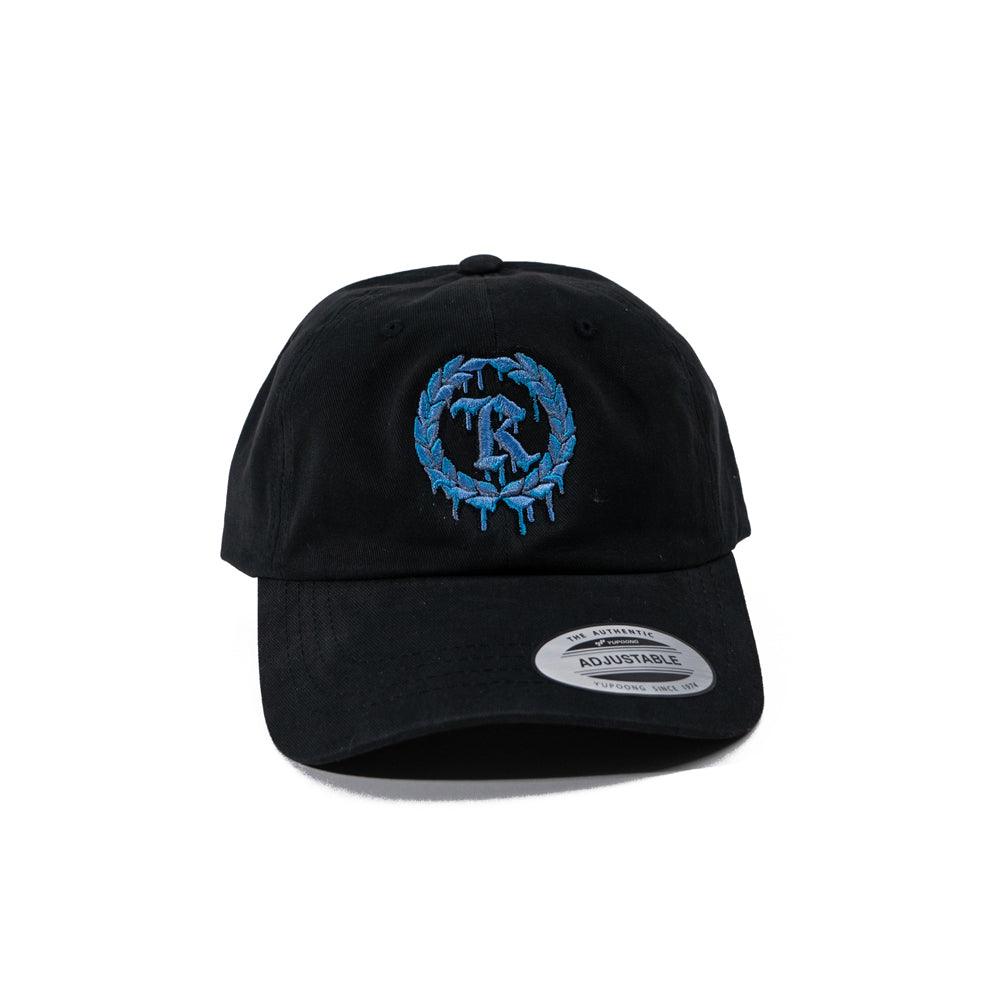 The Drip Drop Classic Dad Hat [BLACK X BLUE] ZAC DYNES LIMITED COLLABORATION - Represent Ltd.™