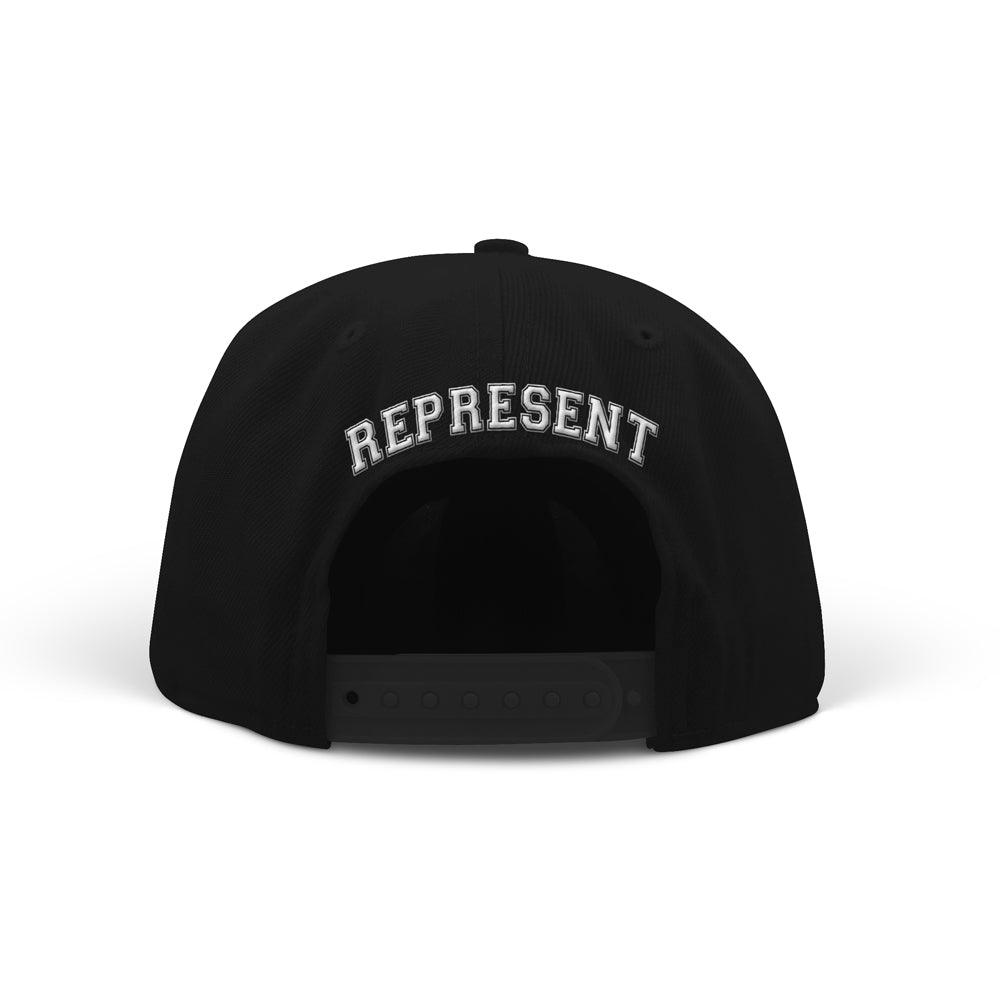 Get the Bag Embroidered Classic Snapback [BLACK] BITCOIN EDITION - Represent Ltd.™