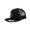 PVC Silicone Monogram Classic Trucker Snapback Hat [BLACKED OUT] - Represent Ltd.™