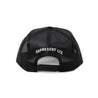 PVC Silicone Monogram Classic Trucker Snapback Hat [BLACK] - Represent Ltd.™