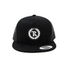 PVC Silicone Monogram Classic Trucker Snapback Hat [BLACK] - Represent Ltd.™