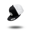 PVC Silicone Monogram Classic Trucker Snapback Hat [BLACK X WHITE] - Represent Ltd.™