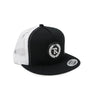 PVC Silicone Monogram Classic Trucker Snapback Hat [BLACK X WHITE] - Represent Ltd.™