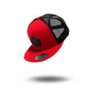 PVC Silicone Monogram Classic Trucker Snapback Hat [RED X BLACK] - Represent Ltd.™