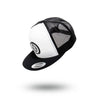 PVC Silicone Monogram Classic Trucker Snapback Hat [WHITE X BLACK] - Represent Ltd.™