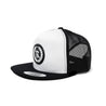 PVC Silicone Monogram Classic Trucker Snapback Hat [WHITE X BLACK] - Represent Ltd.™