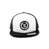 PVC Silicone Monogram Classic Trucker Snapback Hat [WHITE X BLACK] - Represent Ltd.™