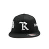 New Skool Classic 'R' Flexfit Pro On-Field Baseball Cap [BLACK X WHITE] - Represent Ltd.™