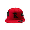 New Skool Classic 'R' Flexfit Pro On-Field Baseball Cap [RED X BLACK] - Represent Ltd.™