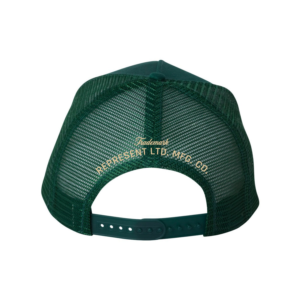 Mfg. Co. High Profile Trucker Hat [FOREST GREEN]