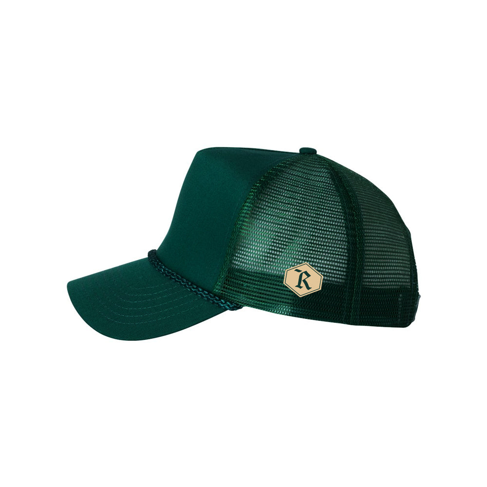 Mfg. Co. High Profile Trucker Hat [FOREST GREEN]