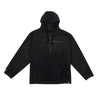 REPRESENT // REAL Quarter Zip Polar Fleece Hoodie [BLACK X BLACK] - Represent Ltd.™