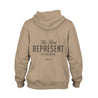 The Real Woven Patch Heavyweight Premium Hoodie [SANDSTONE] - Represent Ltd.™
