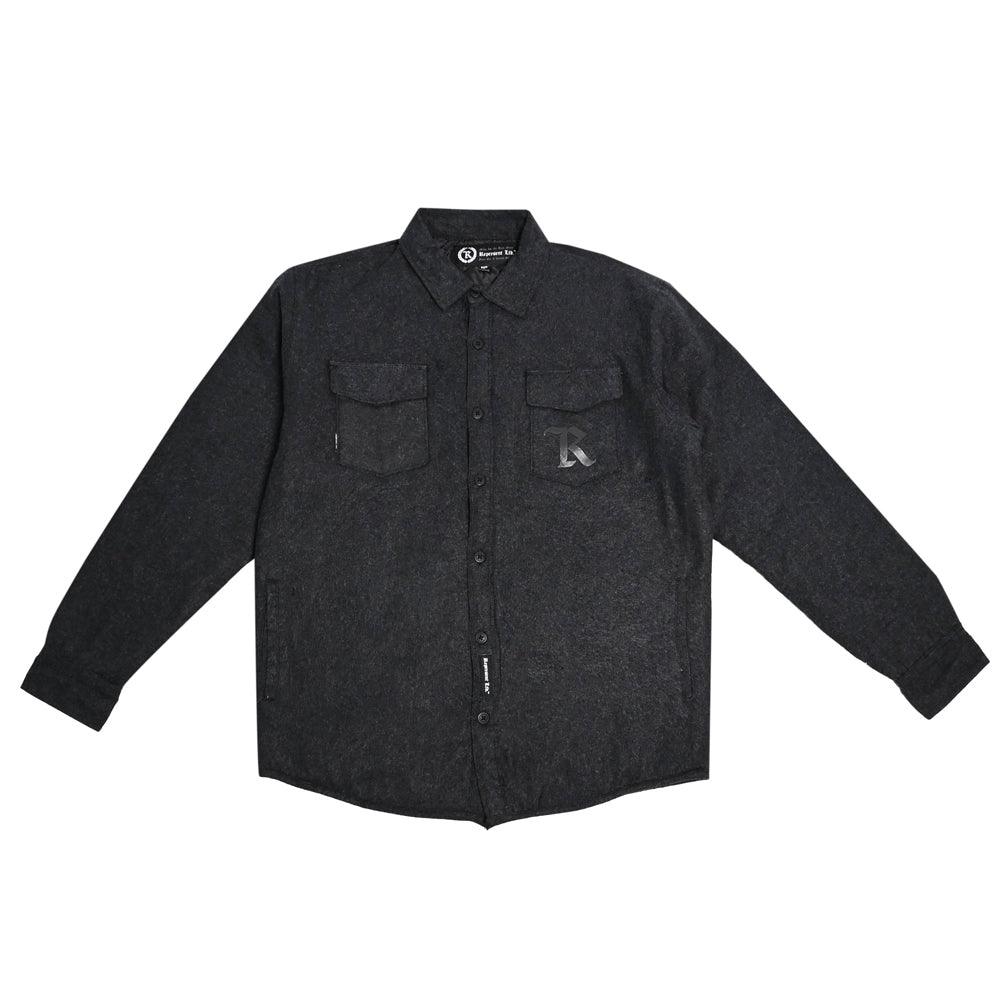 OG Real Quilted Flannel Jacket [CHARCOAL] FLANNEL SEASON - Represent Ltd.™
