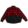 OG Real Quilted Flannel Jacket [RED X BLACK BUFFALO] FLANNEL SEASON - Represent Ltd.™