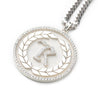 .925 Silver X CZ 3D Monogram Pendant [LIMITED EDITION] - Represent Ltd.™