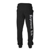 Say Less X Do More PVC Silicone Patch Signature Joggers [BLACK X WHITE] NEW LIMITED EDITION - Represent Ltd.™