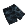 Garment Dyed Fleece Woven Label Shorts [BLACK TIE DYE] - Represent Ltd.™