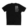 Say Less X Do More PVC Silicone Patch Signature Tee [BLACK X WHITE] - Represent Ltd.™