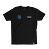 The Drip Drop Signature Tee [BLACK X BLUE] ZAC DYNES LIMITED COLLABORATION - Represent Ltd.™
