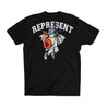 Get The Bag Signature Tee [BLACK] BITCOIN EDITION - Represent Ltd.™