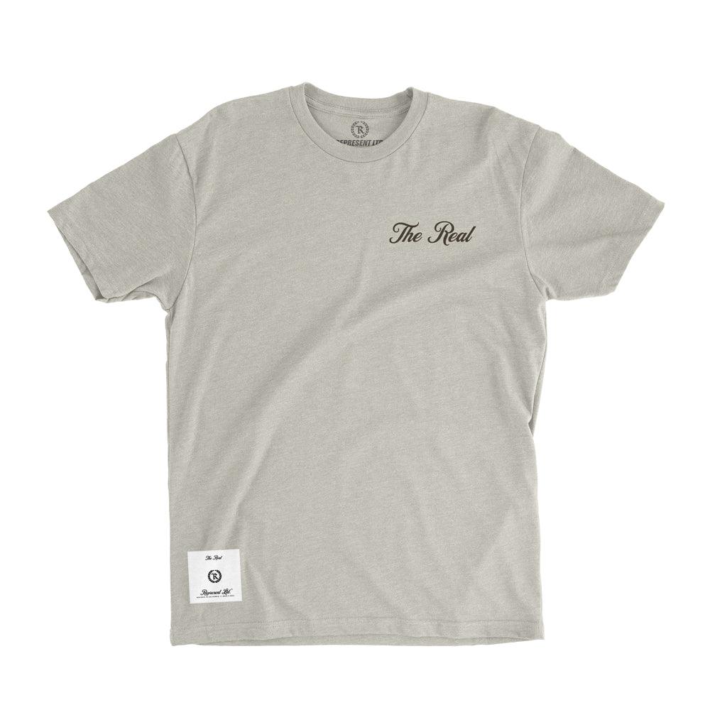 The Real Woven Patch Signature Tee [SAND] - Represent Ltd.™