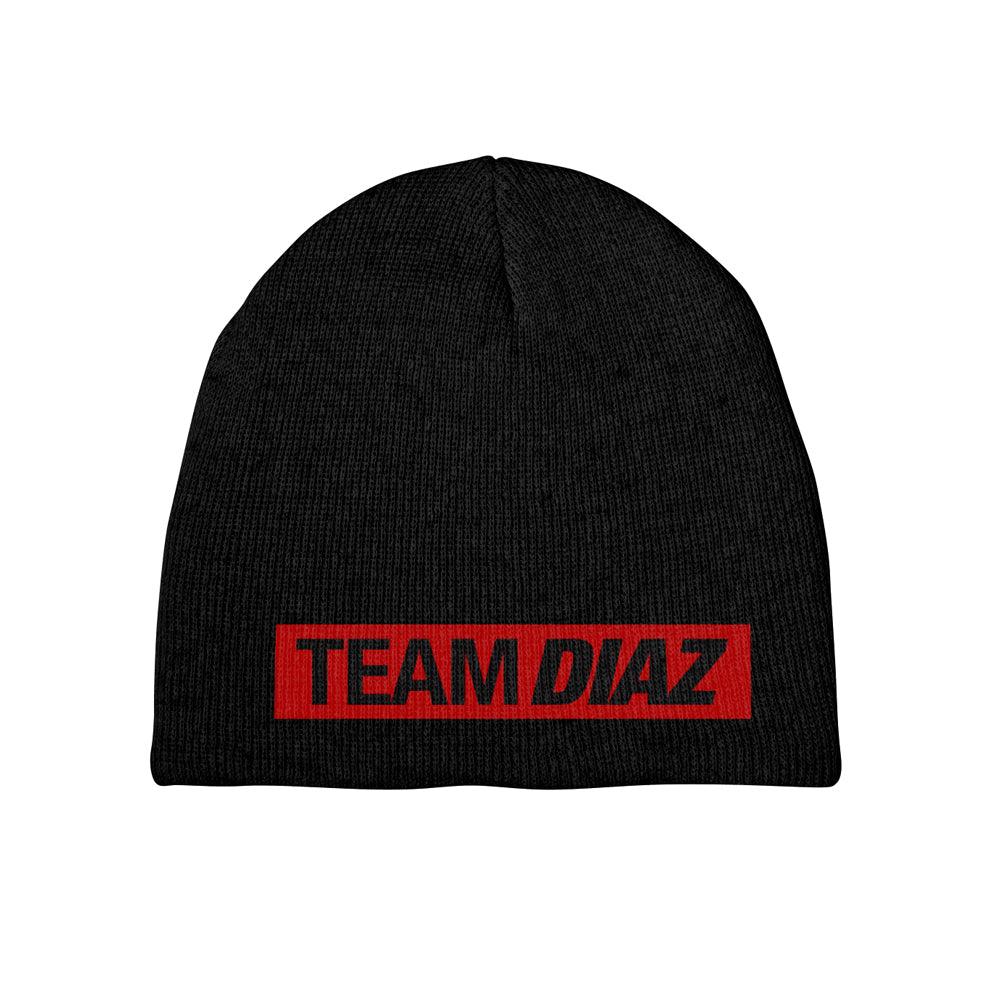 Nate Diaz Team Diaz 263 PVC Silicone Patch Short Beanie [BLACK] OFFICIAL UFC 263 EDITION - Represent Ltd.™