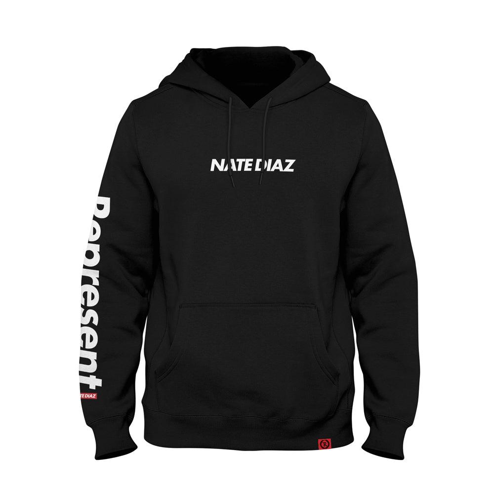Nate Diaz Super Imposed UFC 279 Premium Hoodie [BLACK] LIMITED EDITION - Represent Ltd.™