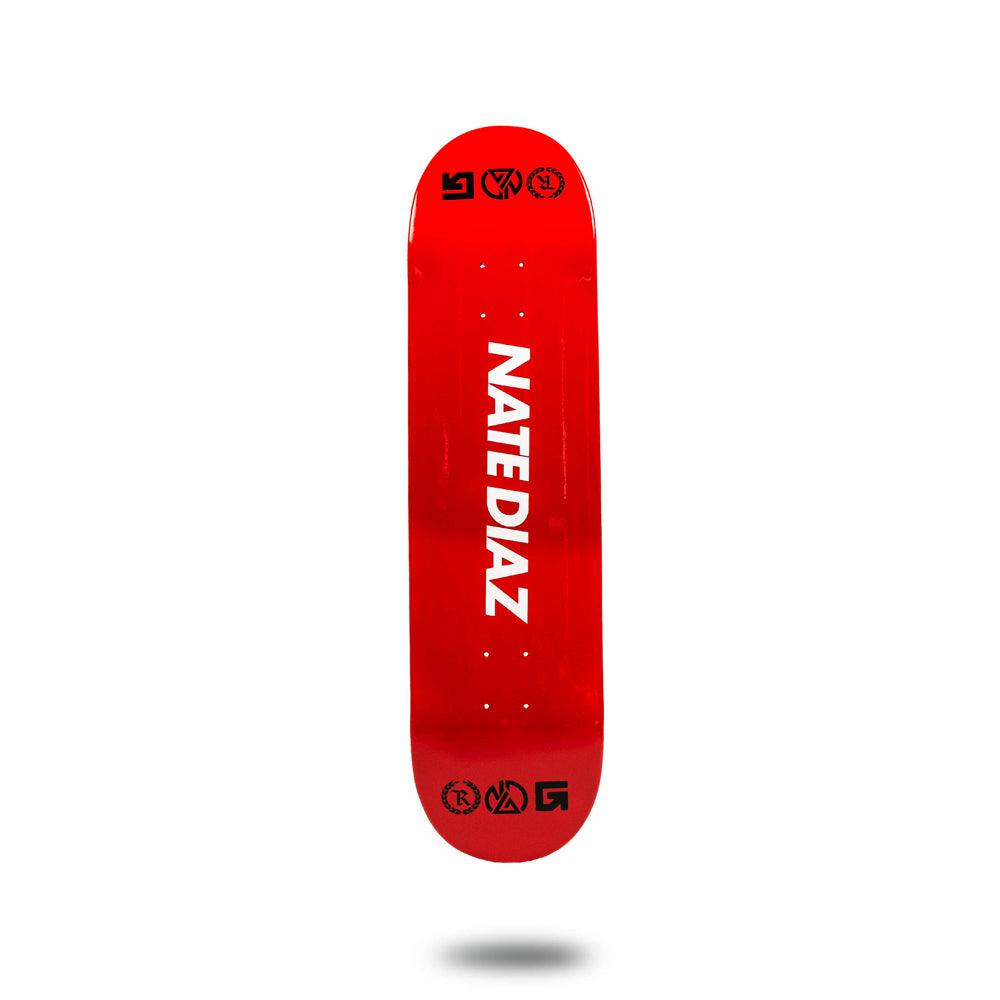 Nate Diaz Super Imposed UFC 279 Skateboard Deck [RED] LIMITED EDITION - Represent Ltd.™