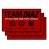 Nate Diaz Team Diaz 263 Weatherproof Bumper Sticker 5" x 3" Kiss-Cut [FULL COLOR] OFFICIAL UFC 263 EDITION - Represent Ltd.™
