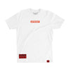 Nate Diaz Team Diaz 263 PVC Silicone Patch Signature Tee [WHITE] OFFICIAL UFC 263 FIGHT EDITION - Represent Ltd.™