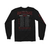 Nate Diaz World Tour UFC 279 Long Sleeve Tri-Blend Tee [BLACK] LIMITED EDITION - Represent Ltd.™