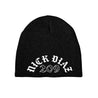 Nick Diaz Monotone 266 Patch Skull Cap Beanie [BLACK] OFFICIAL UFC 266 FIGHT CAPSULE - Represent Ltd.™