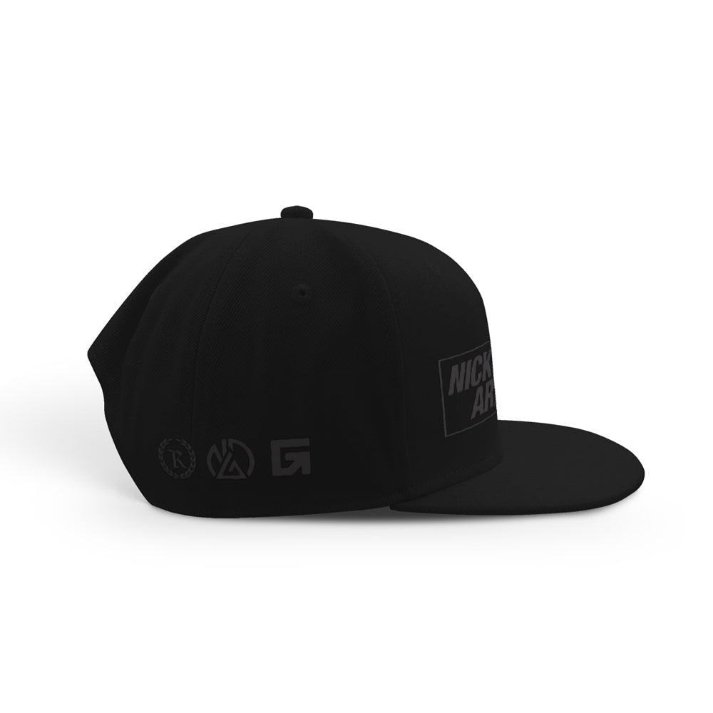 Nick Diaz Army 266 Embroidered Classic Snapback [BLACK X BLACK] OFFICIAL UFC 266 209 FIGHT CAMP EDITION - Represent Ltd.™