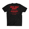 Nick Diaz 266 Fight Camp Signature Tee [BLACK X RED] OFFICIAL UFC 266 209 FIGHT CAMP EDITION - Represent Ltd.™