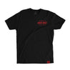 Nick Diaz 266 Fight Camp Signature Tee [BLACK X RED] OFFICIAL UFC 266 209 FIGHT CAMP EDITION - Represent Ltd.™