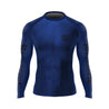 Black Gang Jiu Jitsu Rash Guard Long Sleeve [BLUE] - Represent Ltd.™
