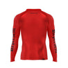 Black Gang Jiu Jitsu Rash Guard Long Sleeve [RED] - Represent Ltd.™