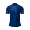 Black Gang Jiu Jitsu Rash Guard Short Sleeve [BLUE] - Represent Ltd.™
