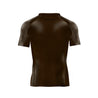 Black Gang Jiu Jitsu Rash Guard Short Sleeve [BROWN] - Represent Ltd.™