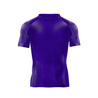 Black Gang Jiu Jitsu Rash Guard Short Sleeve [PURPLE] - Represent Ltd.™