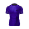 Black Gang Jiu Jitsu Rash Guard Short Sleeve [PURPLE] - Represent Ltd.™