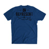 Represent X NDA X Game Up Jiu Jitsu Signature Tee [BLUE] - Represent Ltd.™