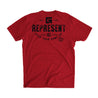 Represent X NDA X Game Up Jiu Jitsu Signature Tee [RED] - Represent Ltd.™